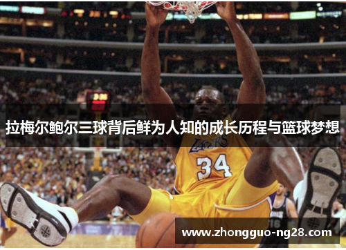 拉梅尔鲍尔三球背后鲜为人知的成长历程与篮球梦想